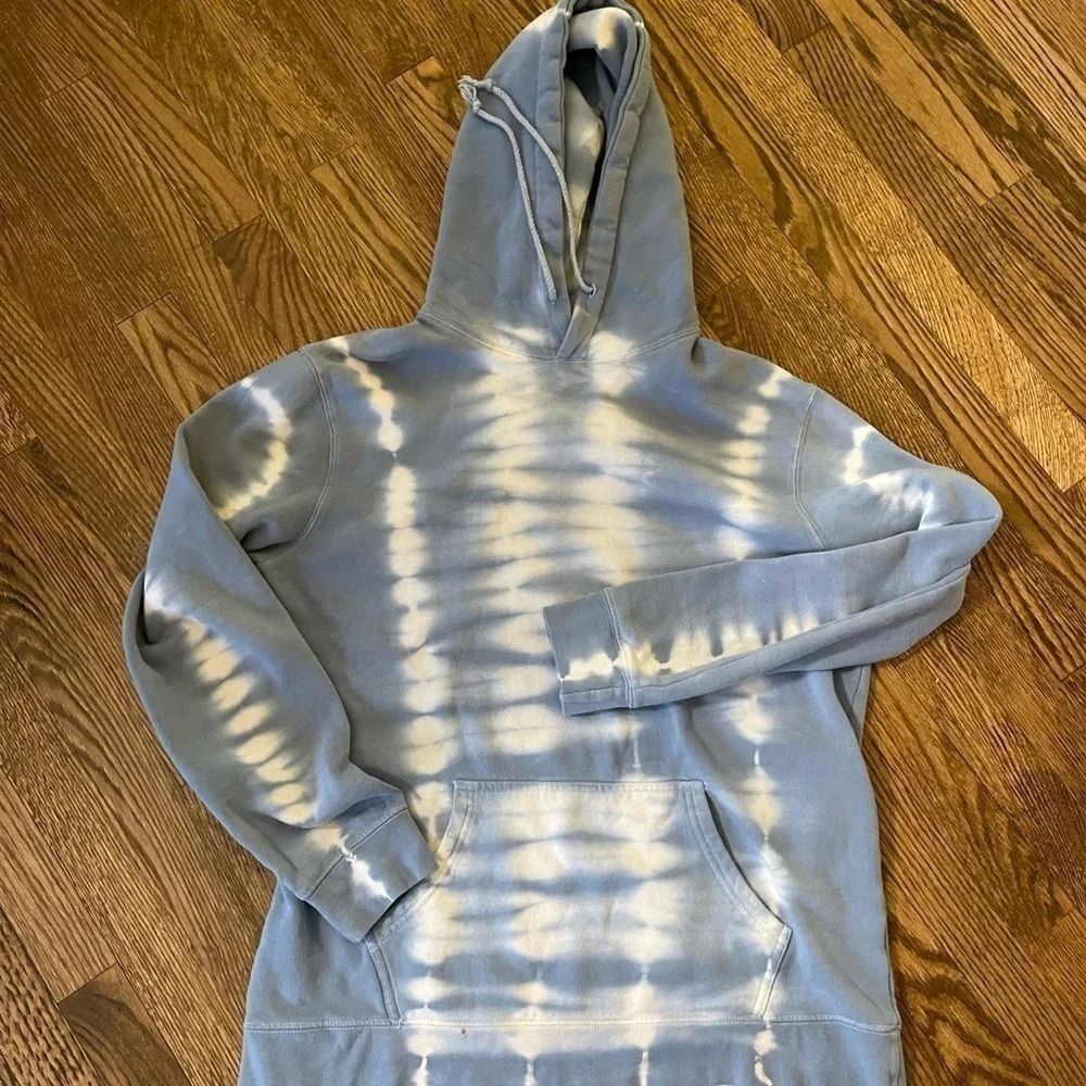 PacSun Blue Tie Dyed Hoodie - Picture 12 of 12